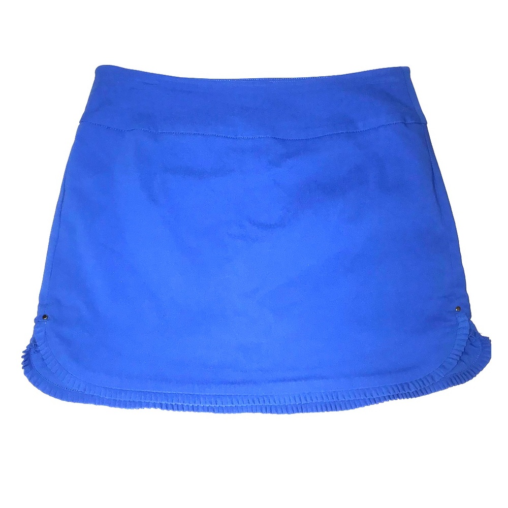 NWOT Attyre Blue Mini Short Skort Skirt